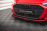 Maxton Design spoiler pod přední nárazník ver.2 pro Audi A3 8Y, plast ABS bez povrchové úpravy