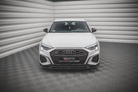 Maxton Design spoiler pod přední nárazník ver.3 pro Audi A3 8Y, plast ABS bez povrchové úpravy, S-Line