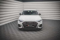 Maxton Design spoiler pod přední nárazník ver.4 pro Audi A3 8Y, plast ABS bez povrchové úpravy, S-Line