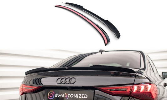 Maxton Design prodloužení spoileru pro Audi A3 8Y, plast ABS bez povrchové úpravy, Sedan vč. S-Line