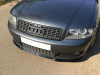 Maxton Design spoiler pod přední nárazník ver.1 pro Audi A4 B6, černý lesklý plast ABS