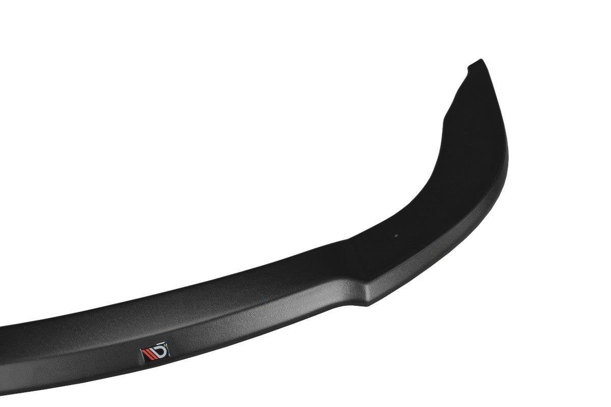 Maxton Design spoiler pod přední nárazník ver.1 pro Audi A4 B6, černý lesklý plast ABS