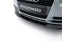 Maxton Design spoiler pod přední nárazník ver.1 pro Audi A4 B7, černý lesklý plast ABS