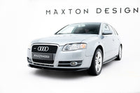 Maxton Design spoiler pod přední nárazník ver.2 pro Audi A4 B7, černý lesklý plast ABS