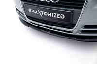 Maxton Design spoiler pod přední nárazník ver.2 pro Audi A4 B7, černý lesklý plast ABS