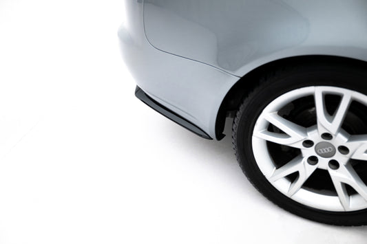 Maxton Design boční difuzory pod zadní nárazník pro Audi A4 B7, černý lesklý plast ABS