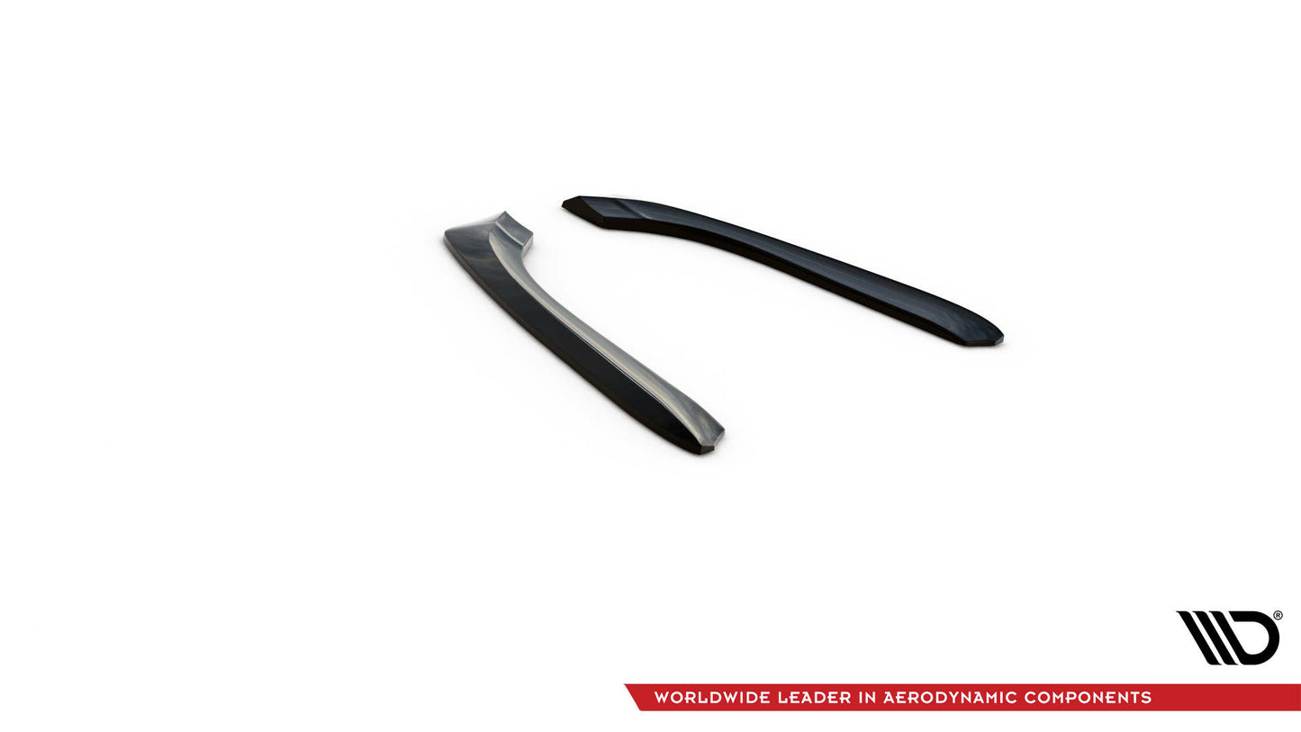 Maxton Design boční difuzory pod zadní nárazník pro Audi A4 B7, černý lesklý plast ABS