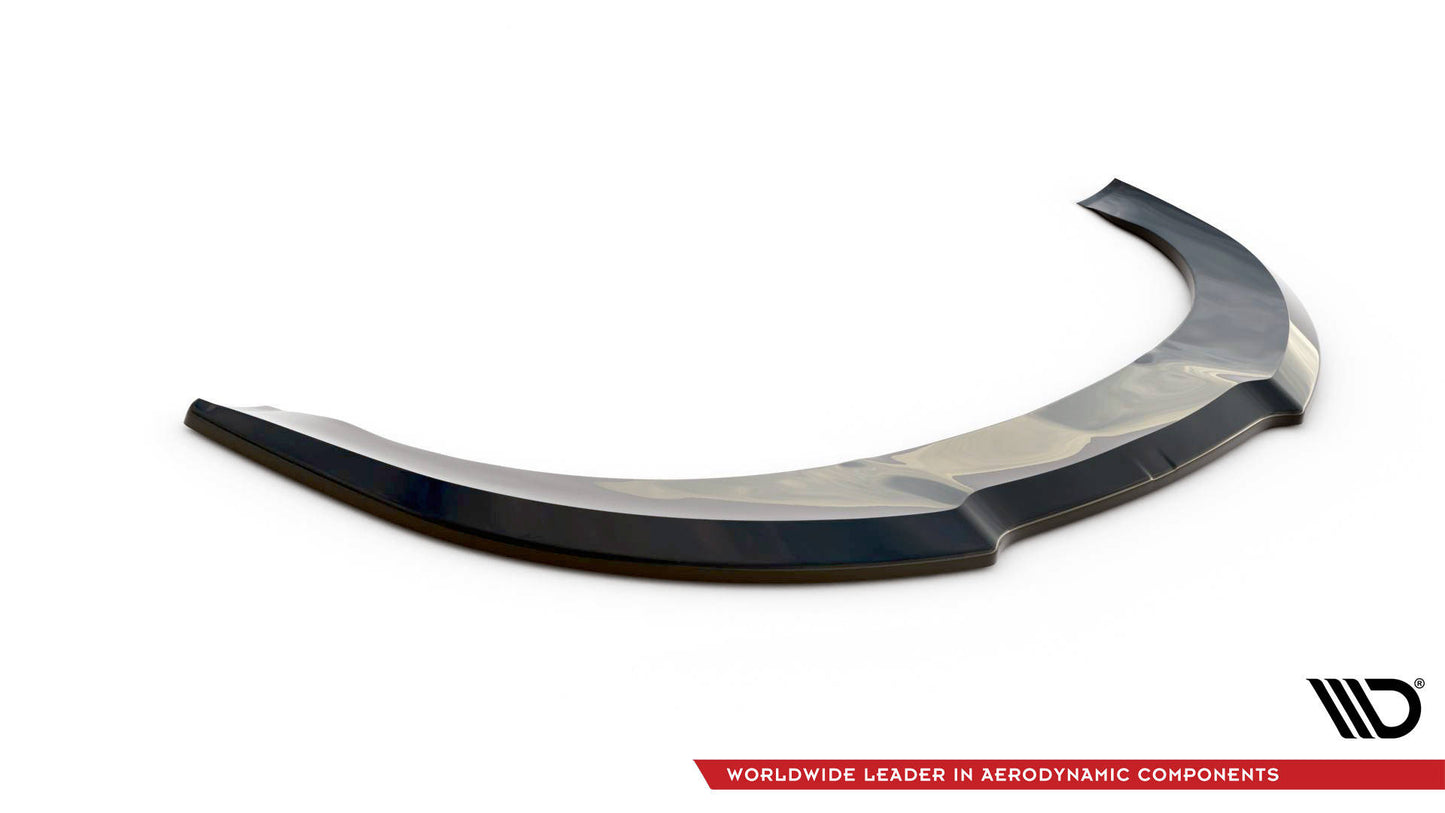 Maxton Design spoiler pod přední nárazník pro Audi A4 B7, černý lesklý plast ABS, S-Line