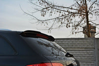 Maxton Design prodloužení spoileru pro Audi A4 B8, černý lesklý plast ABS, avant