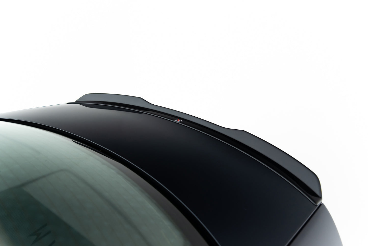 Maxton Design prodloužení spoileru pro Audi A4 B8, černý lesklý plast ABS