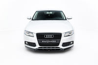Maxton Design spoiler pod přední nárazník ver.1 pro Audi A4 B8, černý lesklý plast ABS