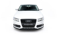 Maxton Design spoiler pod přední nárazník ver.2 pro Audi A4 B8, černý lesklý plast ABS