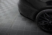 Maxton Design boční difuzory pod zadní nárazník ver.2 pro Audi A4 B8, černý lesklý plast ABS, Sedan / Avant