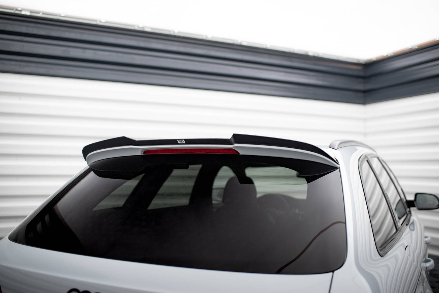 Maxton Design prodloužení spoileru pro Audi A4 B8 Competition Facelift, černý lesklý plast ABS, Avant