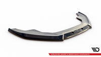 Maxton Design spoiler pod přední nárazník pro Audi A4 B8 Competition Facelift, černý lesklý plast ABS, Avant
