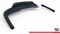 Maxton Design středový spoiler pod zadní nárazník s žebrováním pro Audi A4 B8 Competition Facelift, černý lesklý plast ABS, Avant