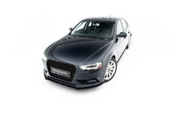 Maxton Design spoiler pod přední nárazník ver.1 pro Audi A4 B8 Facelift, černý lesklý plast ABS