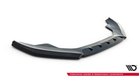 Maxton Design spoiler pod přední nárazník ver.1 pro Audi A4 B8 Facelift, černý lesklý plast ABS