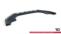 Maxton Design spoiler pod přední nárazník ver.1 pro Audi A4 B8 Facelift, černý lesklý plast ABS