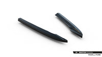 Maxton Design boční difuzory pod zadní nárazník pro Audi A4 B8 FL, černý lesklý plast ABS, Sedan / Avant