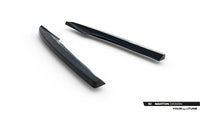 Maxton Design boční difuzory pod zadní nárazník pro Audi A4 B8 FL, černý lesklý plast ABS, Sedan / Avant