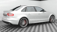 Maxton Design středový spoiler pod zadní nárazník pro Audi A4 B8 FL, černý lesklý plast ABS, Sedan/Avant S-Line
