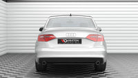 Maxton Design středový spoiler pod zadní nárazník pro Audi A4 B8 FL, černý lesklý plast ABS, Sedan/Avant S-Line