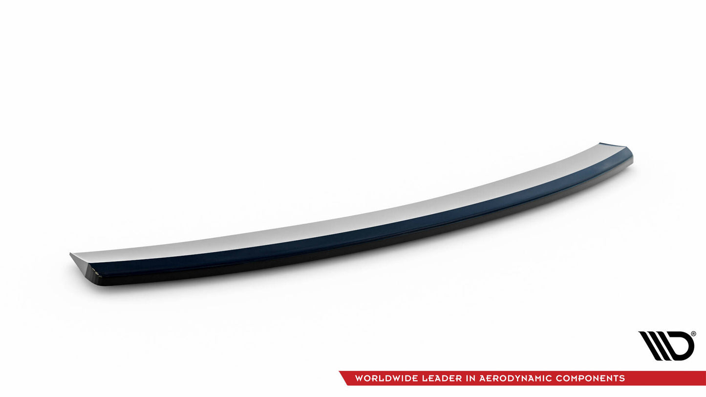 Maxton Design středový spoiler pod zadní nárazník pro Audi A4 B8 FL, černý lesklý plast ABS, Sedan/Avant S-Line