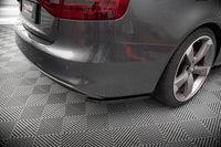 Maxton Design boční difuzory pod zadní nárazník ver.2 pro Audi A4 B8 FL, černý lesklý plast ABS, S-Line Avant