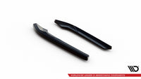 Maxton Design boční difuzory pod zadní nárazník ver.2 pro Audi A4 B8 FL, černý lesklý plast ABS, S-Line Avant