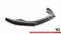 Maxton Design spoiler pod přední nárazník ver.3 pro Audi A4 B8 FL, černý lesklý plast ABS, Sedan/Avant S-Line