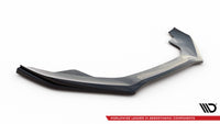 Maxton Design spoiler pod přední nárazník ver.4 pro Audi A4 B8 FL, černý lesklý plast ABS, Sedan/Avant S-Line