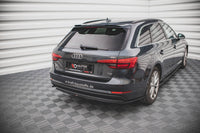 Maxton Design boční difuzory pod zadní nárazník pro Audi A4 B9, černý lesklý plast ABS