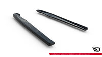 Maxton Design boční difuzory pod zadní nárazník pro Audi A4 B9, černý lesklý plast ABS, Avant / Sedan, vč. S-Line