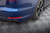 Maxton Design boční difuzory pod zadní nárazník pro Audi A4 B9 Competition, černý lesklý plast ABS