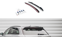 Maxton Design prodloužení spoileru ver.2 pro Audi A4/S4 B9, černý lesklý plast ABS, Avant S-Line