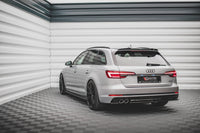 Maxton Design prodloužení spoileru ver.2 pro Audi A4/S4 B9, černý lesklý plast ABS, Avant S-Line