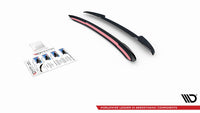 Maxton Design prodloužení spoileru ver.2 pro Audi A4/S4 B9, černý lesklý plast ABS, Avant S-Line