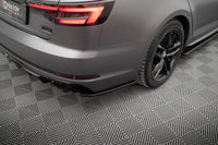 Maxton Design boční difuzory pod zadní nárazník ver.3 pro Audi A4 8V FL, černý lesklý plast ABS