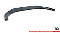 Maxton Design spoiler pod přední nárazník ver.2 pro Audi A4 B9 FL, černý lesklý plast ABS, S-Line