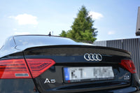 Maxton Design prodloužení spoileru pro Audi A5, S5 8T, černý lesklý plast ABS, Sportback
