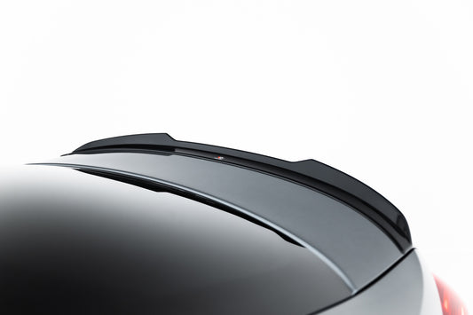 Maxton Design prodloužení spoileru pro Audi A5 B10, černý lesklý plast ABS, Sedan S-Line