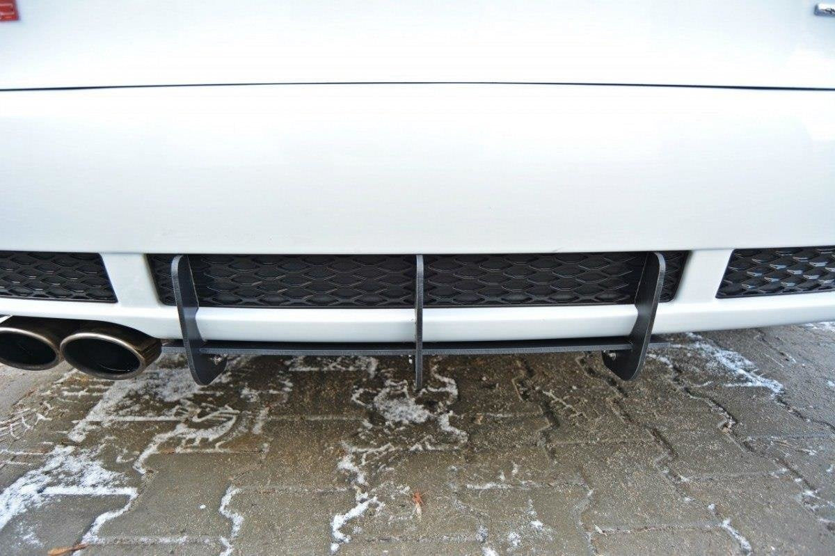Maxton Design difuzor zadního nárazníku pro Audi RS4 B5, plast ABS bez povrchové úpravy