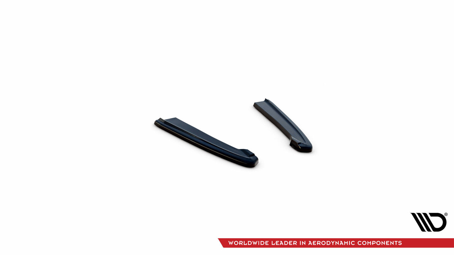 Maxton Design boční difuzory pod zadní nárazník pro Audi RS4 B9, B9 FL, černý lesklý plast ABS