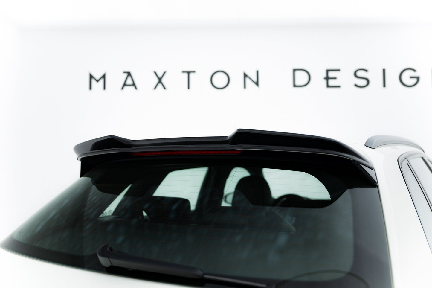 Maxton Design prodloužení spoileru 3d pro Audi A3 8V, černý lesklý plast ABS, S-line Sportback/S-line Hatchback