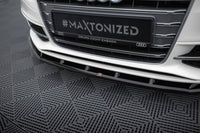 Maxton Design spoiler pod přední nárazník pro Audi A3 8V, černý lesklý plast ABS, Sportback/Hatchback S-Line