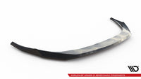 Maxton Design spoiler pod přední nárazník ver.2 pro Audi A3 8Y Facelift, černý lesklý plast ABS, S-Line / S-Line Sedan
