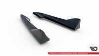 Maxton Design boční difuzory pod zadní nárazník ver.2 pro Audi S4 B8, černý lesklý plast ABS, Sedan
