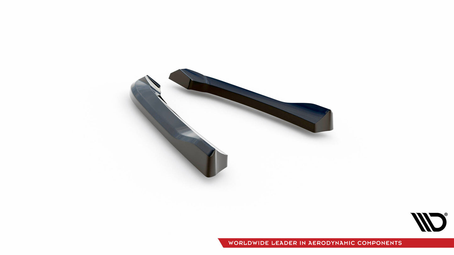 Maxton Design boční difuzory pod zadní nárazník pro Audi A5 8T, černý lesklý plast ABS, Coupe/Cabrio S-Line