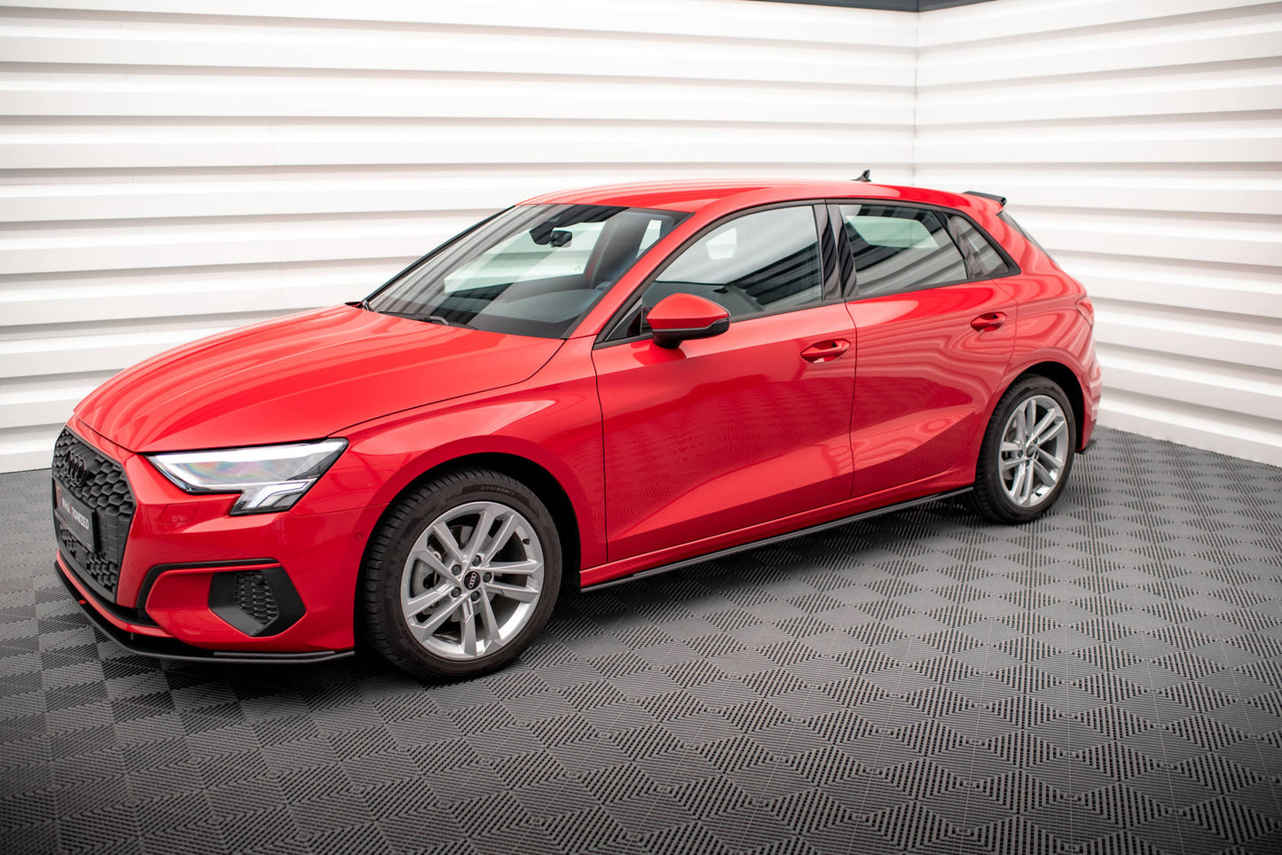 Maxton Design "Street Pro" difuzory pod boční prahy pro Audi A3 8Y, plast ABS bez povrchové úpravy